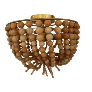 Anthropologie Kali Beaded Flush Mount Ceiling Lighting